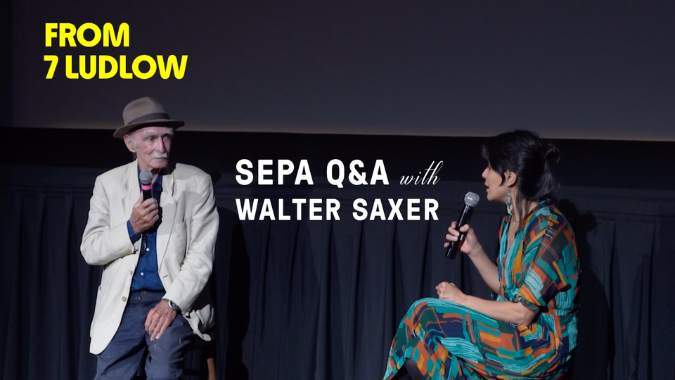 Stream FROM 7 LUDLOW: WALTER AND MICAELA SAXER ON 'SEPA' at home