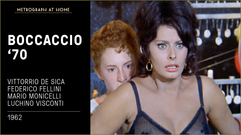 Stream BOCCACCIO '70 at home